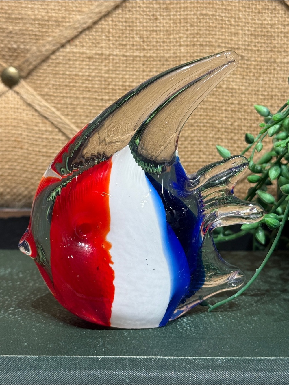 Glass Fish Figurine
